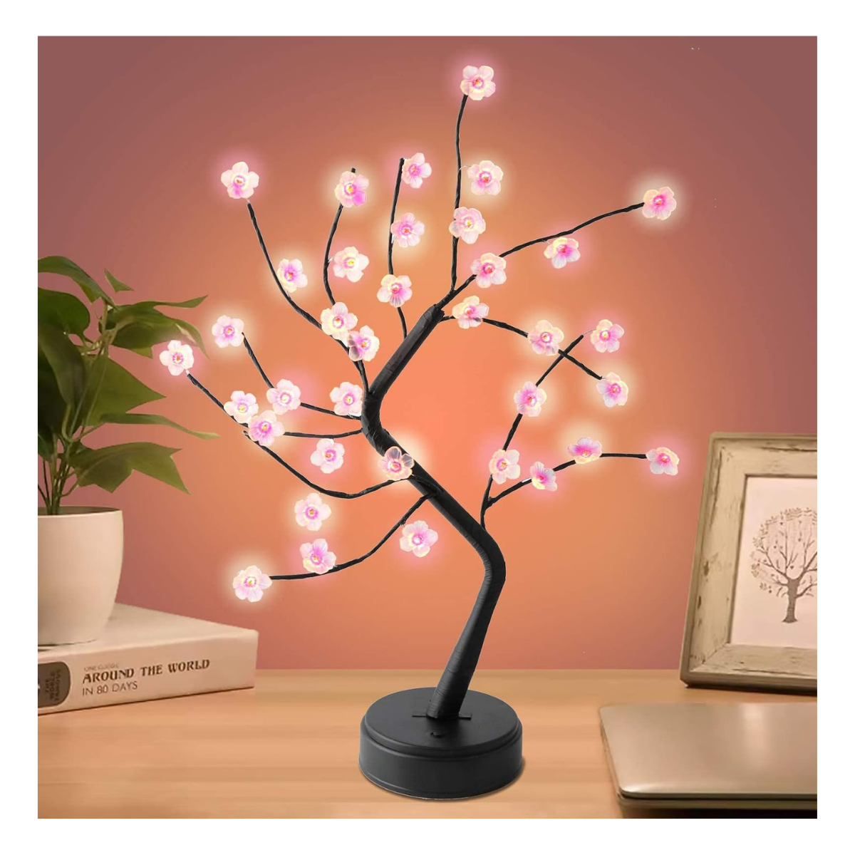 Lámpara Decorativa Árbol de Cerezo LED | Ilumina tu Hogar con Estilo y Calidez
