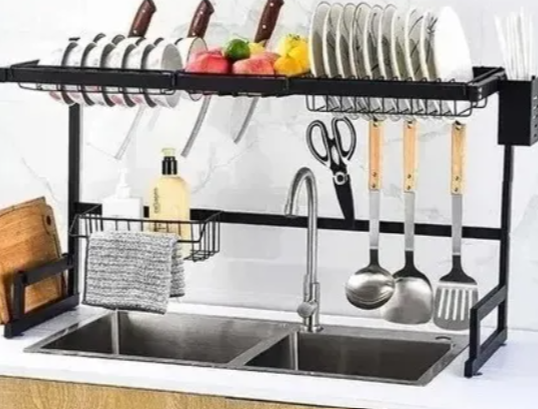 Escurridor de Platos Premium Sobre Lavaplatos 85 cm